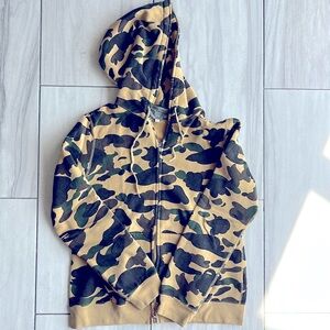 BAPE brown Camo hoodie
